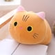 thumbnail image 3 of Almohada de peluche grande para abrazar con diseño de gato Loviver, suave y esponjosa, ideal como regalo. Marrón 25cm, 3 of 9