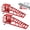 red, variant on Jojoka Hydraulic Car Ramps, Heavy Duty Steel, 11000 LBS, Adjustable Low Profile Lift, 9.4-13.34 in Height, Garage Service Ramps for Oil Changes, Trucks & Cars, 2PCS