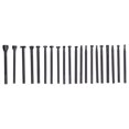 thumbnail image 1 of ANGGREK Saddle Making Tools,Leather Stamps Tool Set,20Pcs Leather Stamping Tools Various Patterns Wear Resistant Leather Punch Tools With Anti Slip Handle For DIY Crafts, 1 of 8