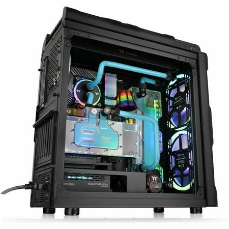 Thermaltake - Level 20 RS ARGB Mid Tower Case - Black