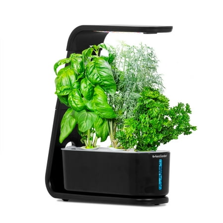 AeroGarden Sprout with Gourmet Herbs Seed Pod Kit  Black