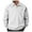 A-Light Gray189, variant on XAOWF Men'S Casual Solid Color Turndown Collar Sweatshirt Drop Sleeve Loose Fit Simple Stylish Pullover Everyday Wear 2025 Autumn Comfort Breathable Tops