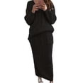 thumbnail image 1 of Suéter de punto con cuello en V para mujer, ropa de moda, suéter de punto con aguja torcida, 1 of 6