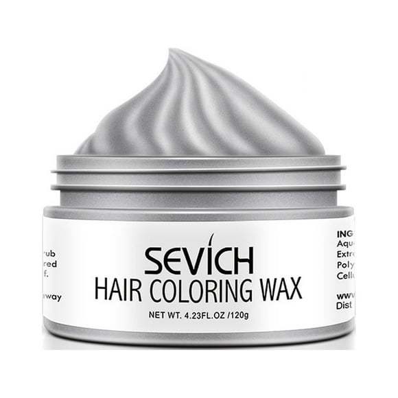 Xihbxyly Cera Capilar de Colores, Barro Capilar de Cera de Abejas Natural, Crema de Peinado Mate, Uso Diario En Fiestas, Fácil de Lavar, Peinado para Cabello Grueso, Peso Neto 120 G