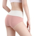 thumbnail image 6 of ShomPort Cotton Panties for Women High Waisted Stretchy Briefs Soft Color Blocked Hipster Underwear, 6 of 6