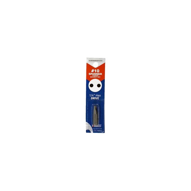 Broca de destornillador Best Way Tools Spanner #10 x 2,54 cm de largo, acero al carbono, 1 unidad