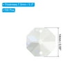 thumbnail image 2 of Uxcell K9 Crystal Octagon Beads 2 Holes Pendants, 100 Pack 14mm Chandelier Prisms Parts Ornaments Hanging Beads for DIY Arts Crafts Decoration, Electroplating AB Color, 2 of 7