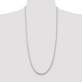 thumbnail image 4 of Primal Silver Sterling Silver Rhodium Plated 2.75mm Diamond-cut Rope Chain, 4 of 4