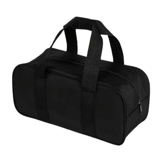 Bolsa de herramientas Bolsa de herramientas impermeable de boca ancha con asa Bolso de mano Bolsa organizadora de herramientas Negro