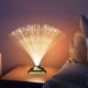 thumbnail image 3 of Lámpara LED de fibra óptica con alimentación por USB y batería | Luz de fibra óptica multicolor de 31 cm con control remoto | Decoración relajante para dormitorio de niños y adultos., 3 of 4