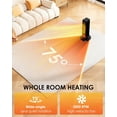 thumbnail image 3 of 25" Tower Space , 1500W Electric  with Remote Control, Overheat & Tip-Over , Quiet Fast Heating for Bedroom Office Home Indoor Use, 3 of 7