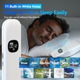 thumbnail image 4 of Bone Conduction Pillow Speaker | Under Pillow Bluetooth Speaker for Sleeping | Private Sleep Speaker with 11 White Noises & TF Card Slot – Ideal for Late-Night Scrolling Without Disturbing Partner, 4 of 7
