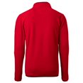 thumbnail image 3 of Men's Cutter & Buck  Red West Michigan Whitecaps Cascade Eco Sherpa Fleece Quarter-Zip Jacket, 3 of 3