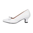 thumbnail image 3 of PEERAGE Belle Women's Wide Width Leather Dress Slip-on Pumps, 3 of 10