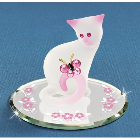 Glass Baron Pretty Pink Kitty