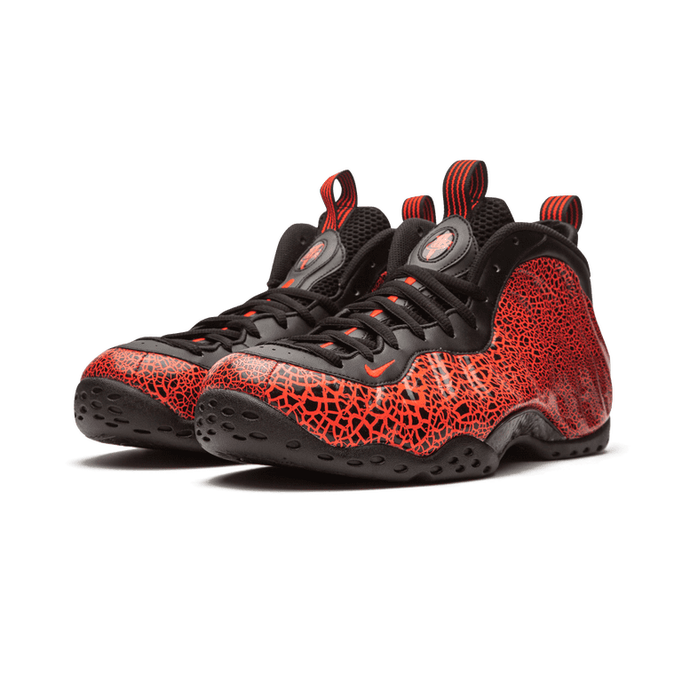 Nike Air Foamposite One Basketball Shoes Cracked Lava Black Red Sneakers Mens 10 Nike Foamposite One Cracked Lava Sneakers Size 10  main image 3