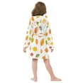 thumbnail image 7 of FORMRS Niños Bathrobe Unisex Hooded Robe Soft Plush Pajamas Sleepwear, Size 10-12T, Yellow Leaves, 7 of 7