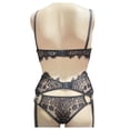 thumbnail image 4 of Gibobby Lencería sexy para mujer Día de San Valentín Liga de encaje Anillo de lencería Ropa interior sexy de Pijamas Nueva Ropa de dormir Íntimos(Negro, CH), 4 of 4