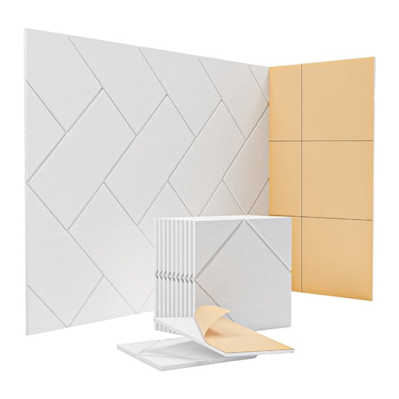 7829 12Pcs High Absorption Noise Control Panels Noise Canceling Brick Panels For Recording Studio Music Rooms Home Enduring