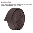 thumbnail image 4 of Unique Bargains Flat Nylon Webbing Strap 1.5 Inch 10 Yards Brown for Backpack, Luggage-rack, 4 of 7