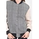 thumbnail image 4 of Chamarra de doble textura Roman Fashion /Juvenil, 9057 (Gris) gris M, 4 of 6