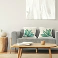 thumbnail image 3 of Stupell Industries Succulent Leaves Gardening Plant Printed Throw Pillow Design by Stephanie Workman Marrott (Set of 2), 3 of 6