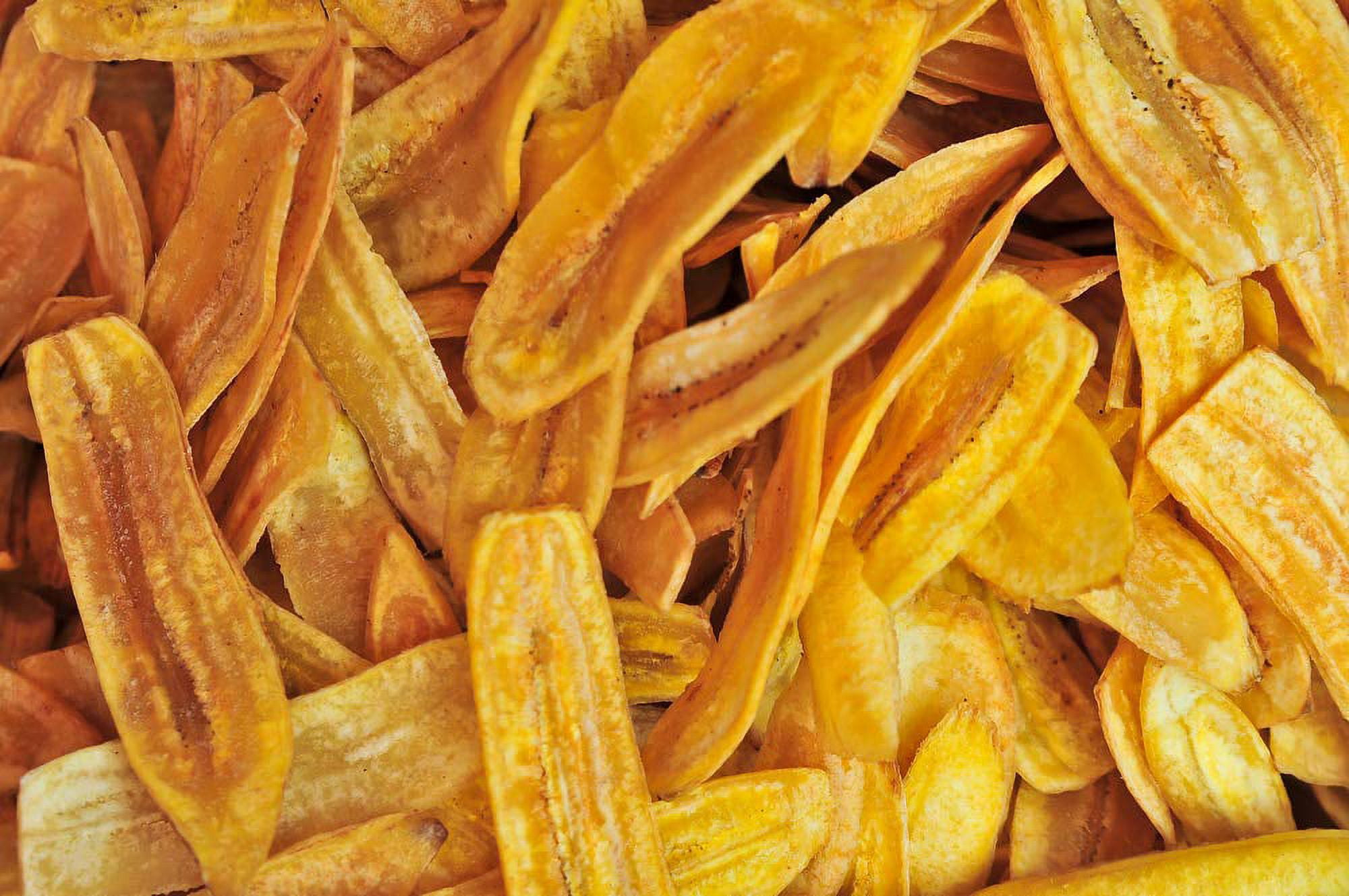 Lam's Plantain strips | Vegetable snacks | 2.1oz | 60g | Healthy snacks | Gluten Free | Banana Chips (Sweet/Maduro) | All Natural (pack 24)