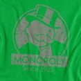 thumbnail image 2 of Monopoly Wink Women's T Shirt, Kelly Green, Large, 2 of 6