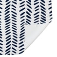 thumbnail image 6 of Creative Products Navy Modern Herringbone 71x74 Shower Curtain, 6 of 7