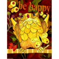 thumbnail image 1 of Carolines Treasures PJC1034GF Happy Day Hiboux Drapeau Jardin Taille, 1 of 3