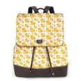 thumbnail image 1 of Balery yellow rubber ducks Mochila de Cuero para Mujeres, Gran Capacidad, Bolsa de Viaje Multifuncional, Mochila de Cuero y Bolsa de Hombro para Mujeres, 1 of 4