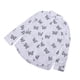thumbnail image 5 of Camisa de mujer Ticfox Patrón de mariposa Cuello vuelto Blusa suelta de manga larga Blanco XL, 5 of 12