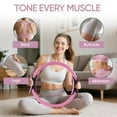 thumbnail image 4 of Pilates Equipment Kit for Women, 14-Piece Pilates Set with Ring, Ball, Resistance Bands, Pump & Workout Guide, 4 of 7