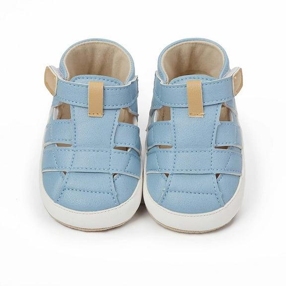 piuwrlz Toddler Girls Ballets Flat Dress Shoes Prewalker Soft Antiskid Soft Sole Babys Shoe Light Blue Size 6-9 Months