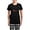 With Checker Pant, variant on CafePress - Half Of Naughty And Nice Set Pajamas - Women's Short Sleeve Print T-Shirt and Pants Dark Cotton Pajama Set