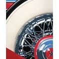 thumbnail image 2 of Mukai, Dennis 20x24 White Modern Wood Framed Museum Art Print Titled - Rims, 2 of 4