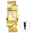thumbnail image 2 of Avaner Couple Analog Quartz Watches Men and Women Gold Silver Stainless Steel Watch Fashion His and Hers Watches, 2 of 6