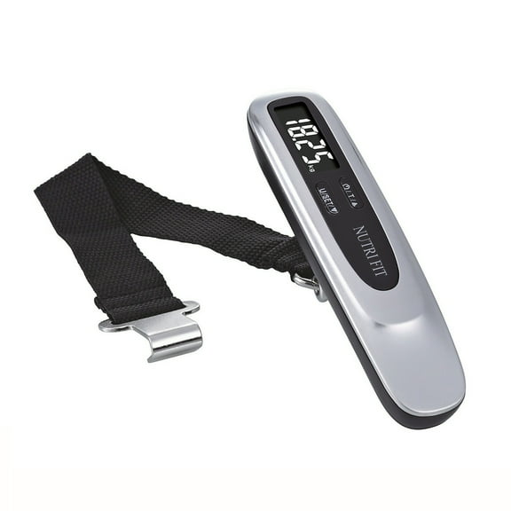 NUTRI FIT Digital Luggage Scale Handheld Travel Scale Suitcase Weight, Target Setting