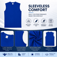 thumbnail image 2 of Men’s Gym Muscle Tank Top 3 Pack Crewneck Sleeveless Workout Top Cotton T-Shirt, 2 of 4