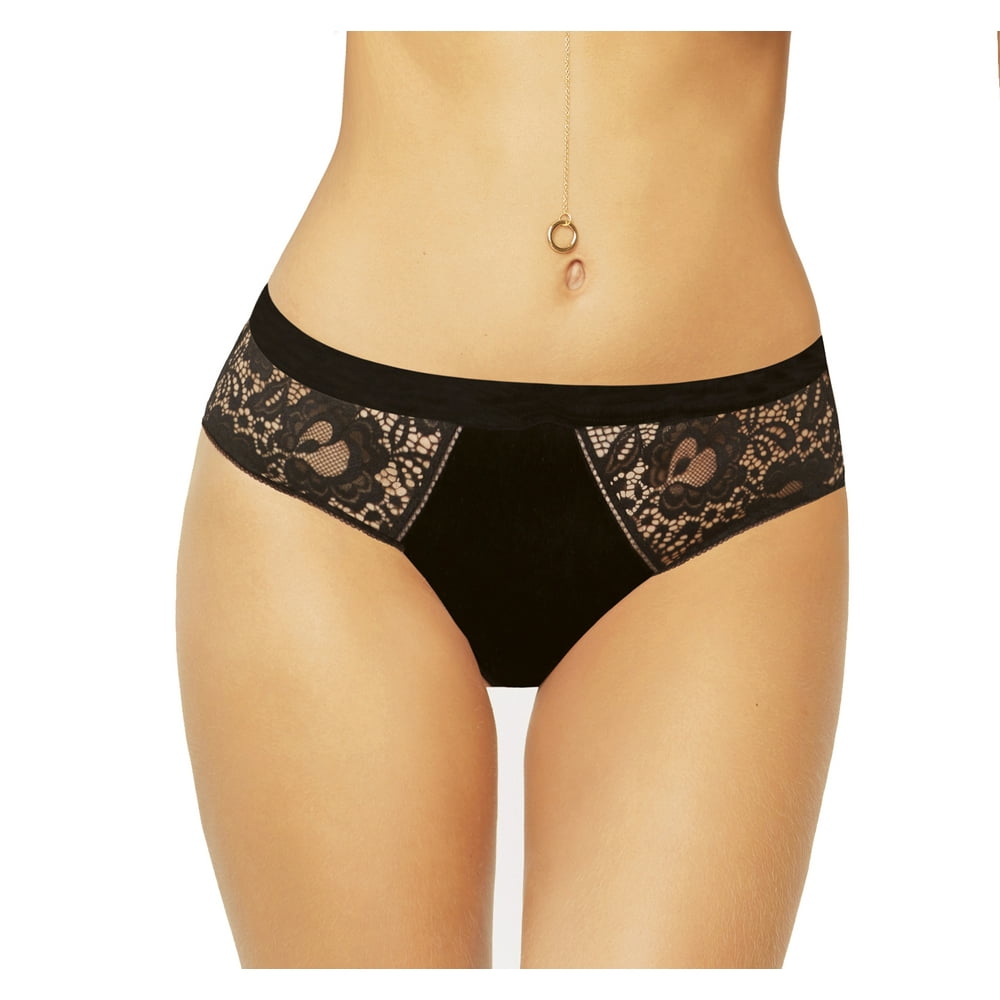 Lacy Line Lacy Line Sexy Velvet And Lace Cheeky Panties With Back
