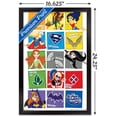 thumbnail image 3 of DC Comics TV - DC Superhero Girls - Grid Wall Poster, 14.725" x 22.375", Framed, 3 of 5