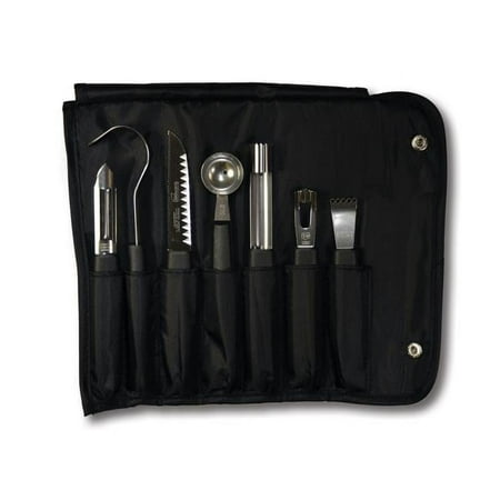 Victorinox Forschner 8- Piece Garnishing Kit, Black Handles