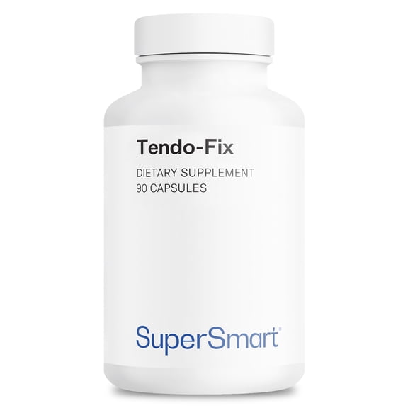 SuperSmart - Tendo-Fix 750 mg per Day - Collagen (Type I, II, V, X) | Non-GMO & Gluten Free - 90 Vegetarian Capsules