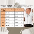 thumbnail image 2 of TEMOFON Sleeveless Tops for Women Casual Fit Blouses Round Neck Fashion Summer Top Dressy Solid White T Shirts for Women with Button Size L, 2 of 3