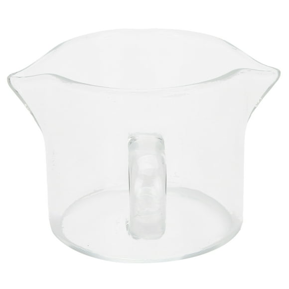 Tasse de Mesure en Verre, Verre Transparent Élégant Tasse Résistante à la Chaleur Durable Exquise pour le Ménage pour Membre de la Famille