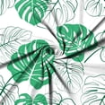 thumbnail image 6 of Green Leaves Shower Curtain, Tropical Palm of Leaf Pattern Plants Botanical Watercolor Bath Curtains Waterproof Fabric with Hooks for Home Decor, 72Wx84H, 6 of 6