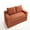 Orange, variant on Convertible Sofa Bed,Compression Sofa,Corduroy Fabric Loveseat Sofa Floor Sofa Bed for Small Spaces, Apartments,No Assembly,Orange