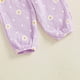 thumbnail image 5 of Traje de Manga Larga para las Niñas Rayas de Manga Volante Cuello Redondo Superior, Pantalones de Manga Larga a Rayas con Cintura Elástica Y Banda, Algodón Suave Niños Romper de Bebé, 5 of 6