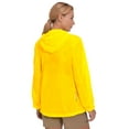 thumbnail image 2 of Little Donkey Andy Women's Full Zip Sun Protection Hoodie Jacket Long Sleeve Shirt Running Hiking Golf Water Repellent UPF50 Cyber Yellow XX-Large, 2 of 7