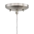 thumbnail image 2 of Vaxcel International P0178 Milano Feu Fumé Verre Mini Pendentif - Finition Nickel Satiné, 2 of 5